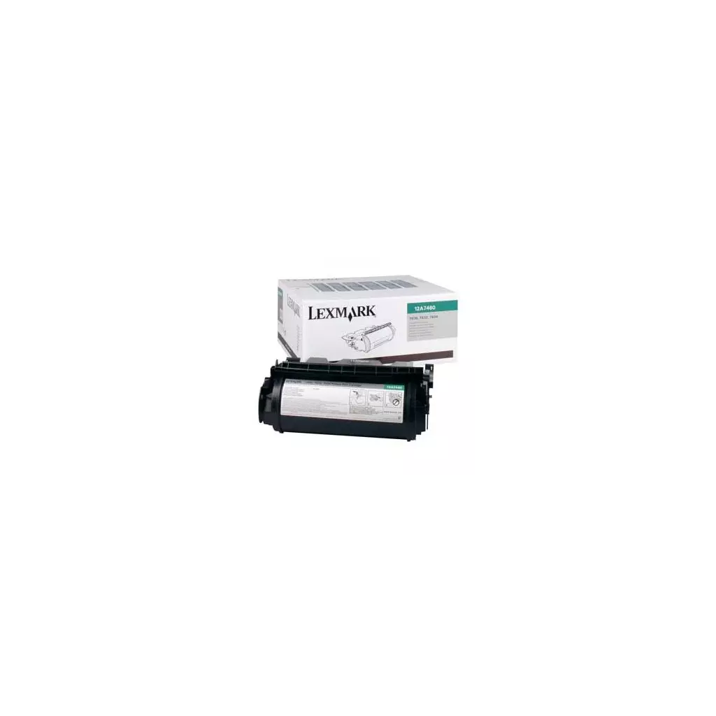 Obrázek produktu Lexmark originální toner 12A7460, black, 5000str., return