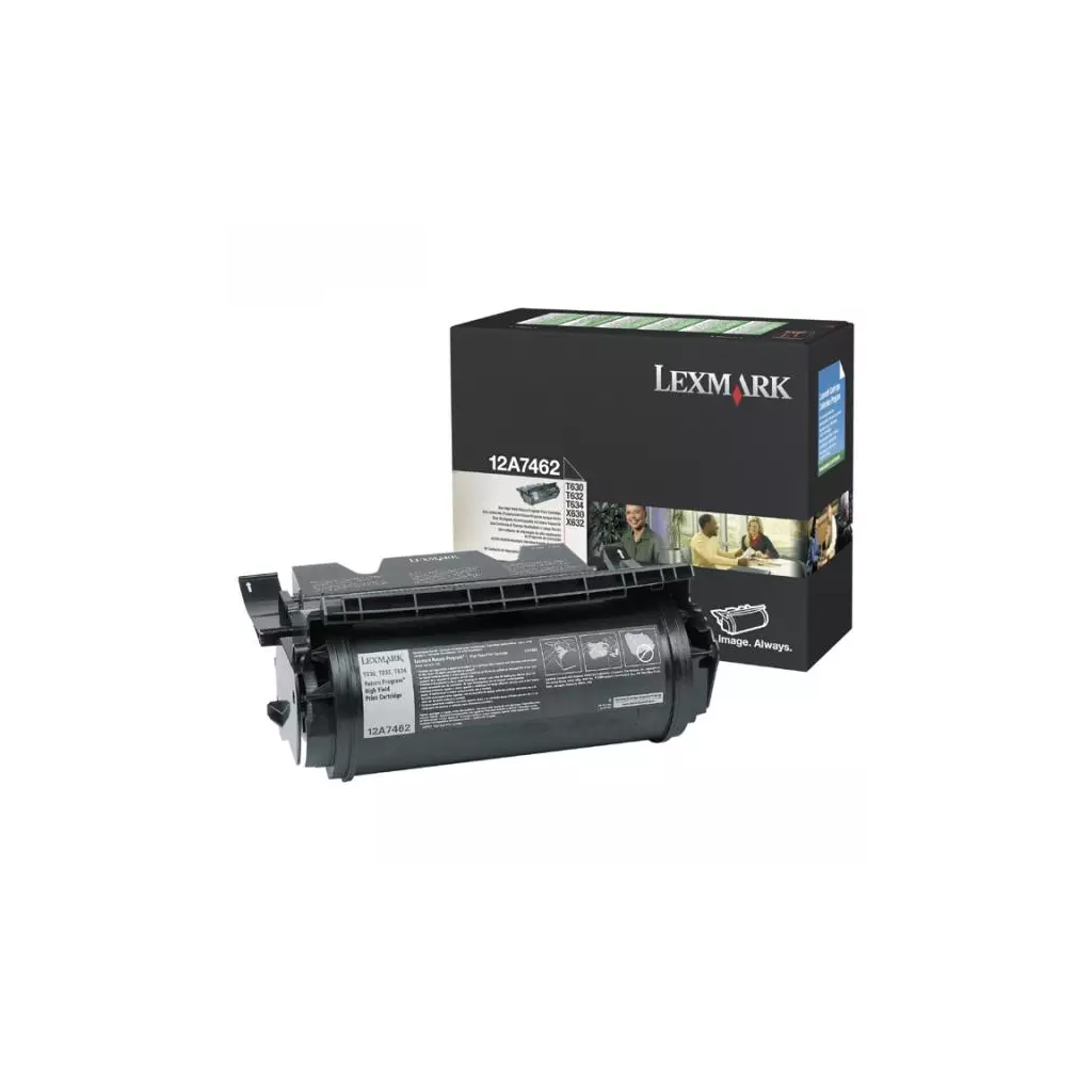 Obrázek produktu Lexmark originální toner 12A7462, black, 21000str., return