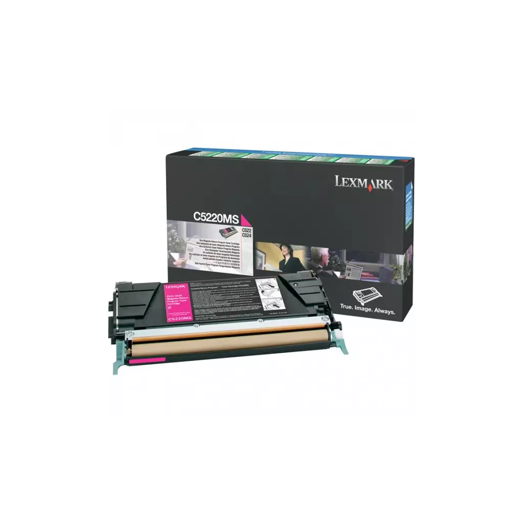 Obrázek produktu Lexmark originální toner C5220MS, magenta, 3000str., return