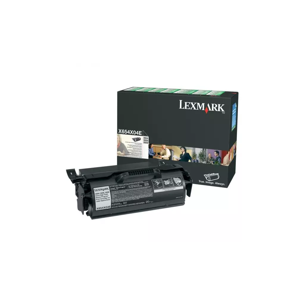 Obrázek produktu Lexmark originální toner X651H21E, black, 36000str., extra high capacity, return