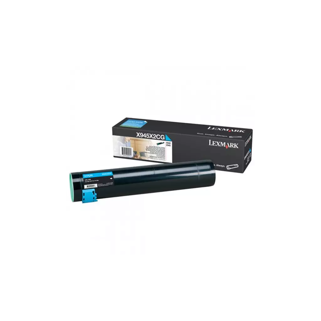 Obrázek produktu Lexmark originální toner X945X2C, cyan, 22000str.