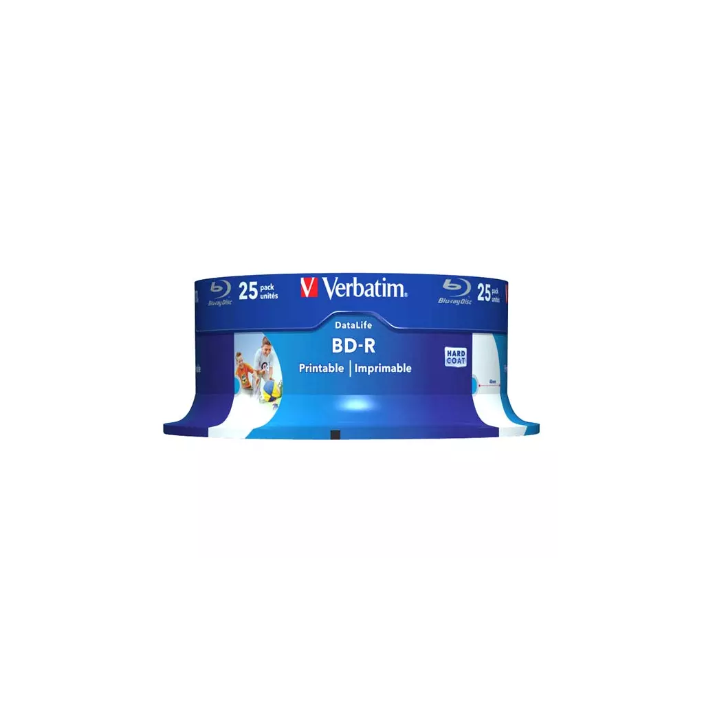 Obrázek produktu Verbatim BD-R SL, Hard Coat protective layer 25GB, spindle, 43811, 6x, 25-pack, pro archivaci dat