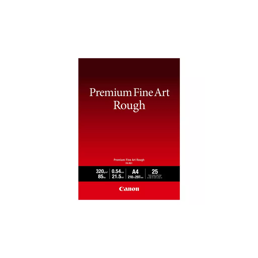 Obrázek produktu Canon Fine Art Rough, FA-RG1, foto papír, matný, 4562C001, bílý, A4, 320 g/m2, 25 ks, inkoustový