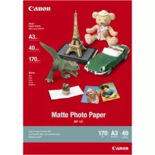 obrázek produktu Canon Matte Photo Paper, MP-101 A3, foto papír, matný, 7981A008, bílý, A3, 170 g/m2, 40 ks, inkoustový