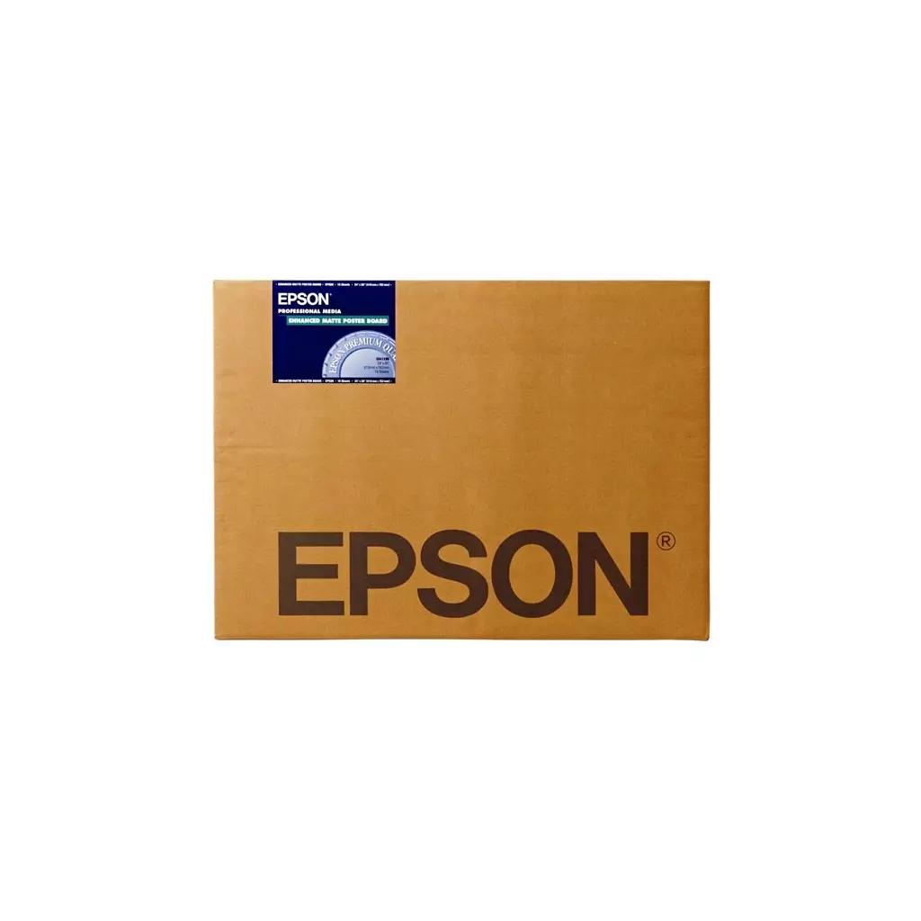 Obrázek produktu Epson Enhanced Matte Posterboard, bílá, 1, ks C13S041598, pro inkoustové tiskárny, role, 1122 g/m2