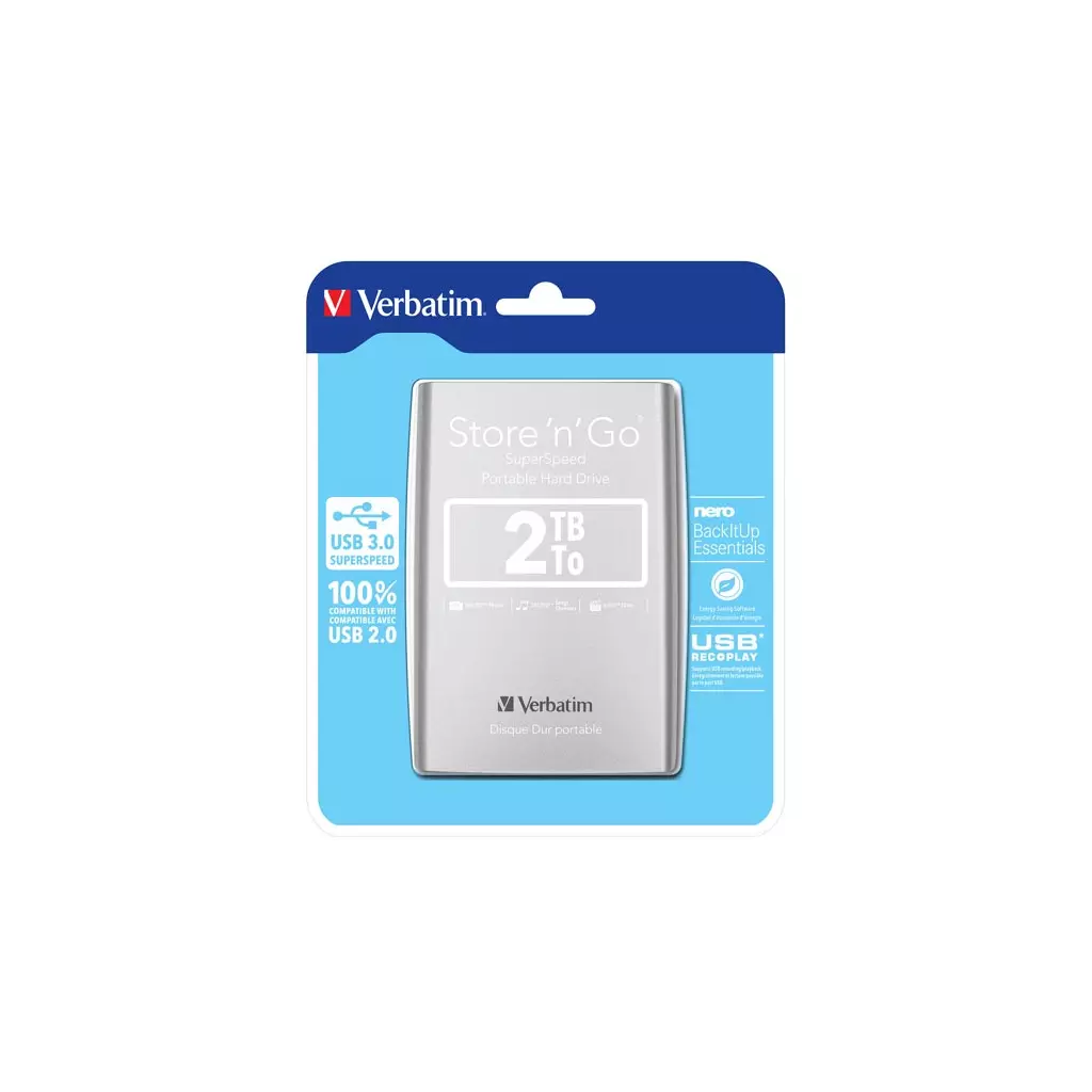 Obrázek produktu Verbatim externí pevný disk, Store N Go, 2.5