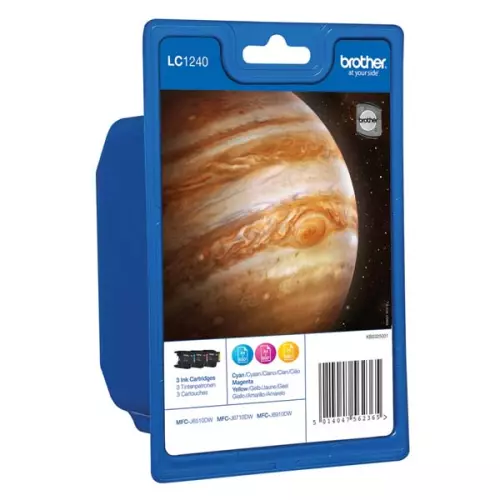 obrázek produktu Brother originální ink LC-1240RBWBP, CMY, 3x600str.
