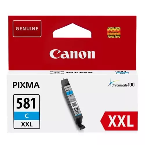obrázek produktu Canon originální ink CLI-581 XXL C, 1995C001, cyan, 11.7ml, very high capacity, -