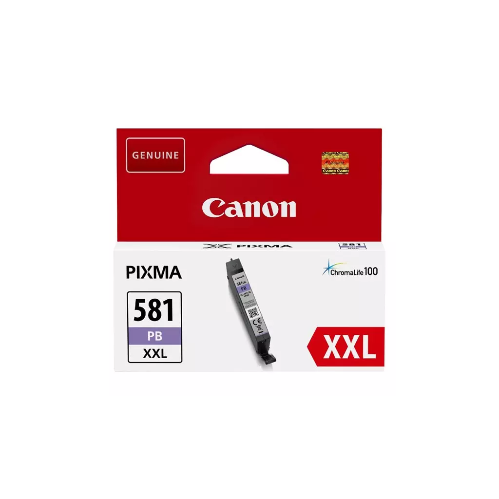 Obrázek produktu Canon originální ink CLI-581 XXL PB, 1999C001, photo blue, 11.7ml, very high capacity, -
