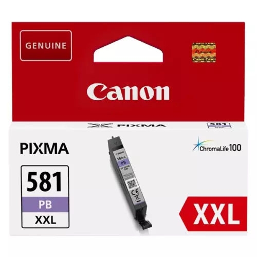 obrázek produktu Canon originální ink CLI-581 XXL PB, 1999C001, photo blue, 11.7ml, very high capacity, -