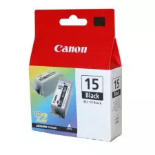 obrázek produktu Canon originální ink BCI-15 BK, 8190A002, black, 390str., 2ks