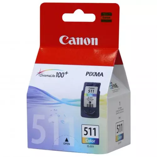 obrázek produktu Canon originální ink CL-511, 2972B001, color, 245str., 9ml