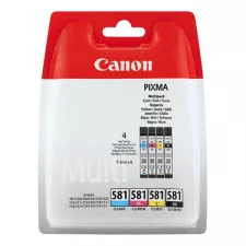 obrázek produktu Canon originální ink CLI-581 CMYK, 2103C004, CMYK, blistr, 4*5,6ml, 4-pack