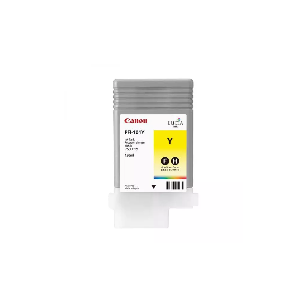 Obrázek produktu Canon originální ink PFI-101 Y, 0886B001, yellow, 130ml