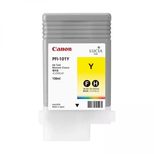 obrázek produktu Canon originální ink PFI-101 Y, 0886B001, yellow, 130ml
