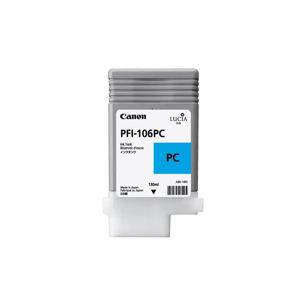 Obrázek produktu Canon originální ink PFI-106 PC, 6625B001, photo cyan, 130ml