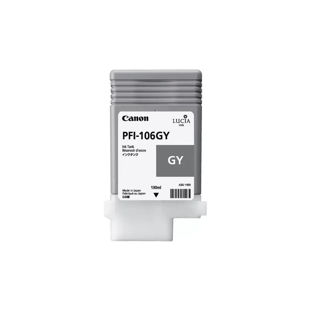 Obrázek produktu Canon originální ink PFI-106 GY, 6630B001, grey, 130ml, DOPRODEJ