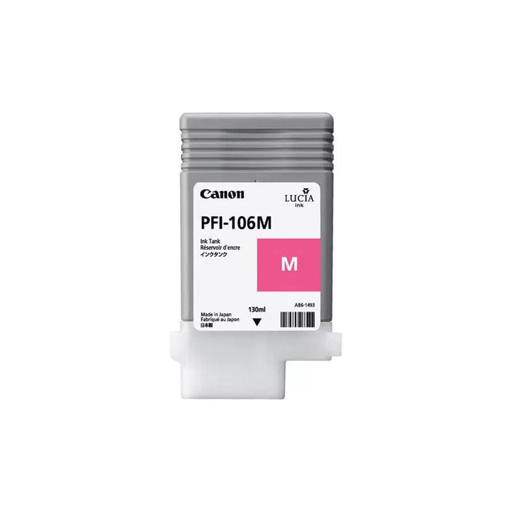 Obrázek produktu Canon originální ink PFI-106 M, 6623B001, magenta, 130ml, DOPRODEJ