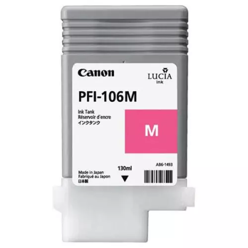 obrázek produktu Canon originální ink PFI-106 M, 6623B001, magenta, 130ml, DOPRODEJ
