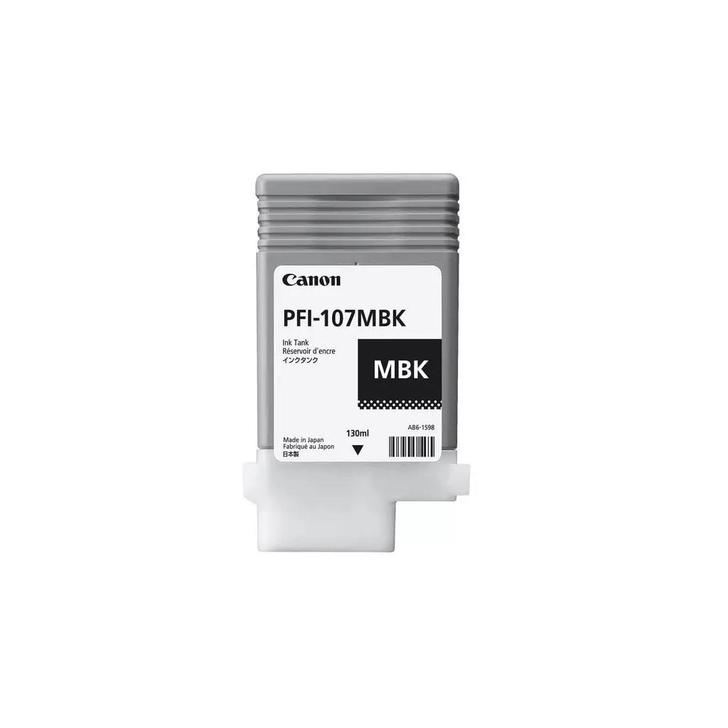 Obrázek produktu Canon originální ink PFI-107 MBK, 6704B001, matt black, 130ml