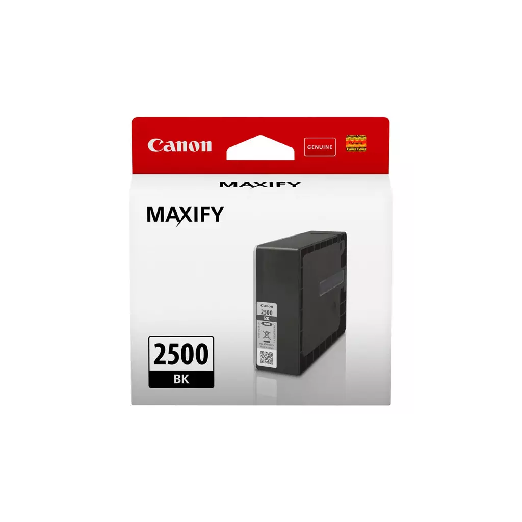 Obrázek produktu Canon originální ink PGI-2500 BK, 2500, 9290B001, black, 1000str., 29.1ml
