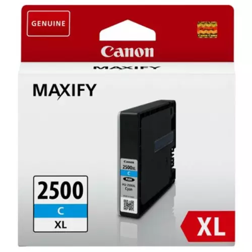 obrázek produktu Canon originální ink PGI 2500 XL, 9265B001, cyan, 19.3ml, high capacity