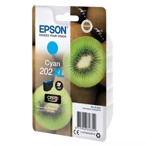 obrázek produktu Epson originální ink C13T02H24010, 202 XL, cyan, 8.5ml