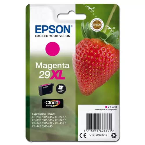 obrázek produktu Epson originální ink C13T29934012, T29XL, magenta, 6,4ml