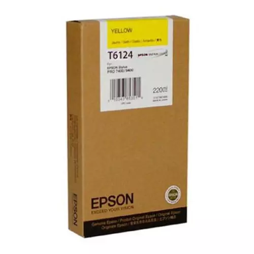 obrázek produktu Epson originální ink C13T612400, yellow, 220ml