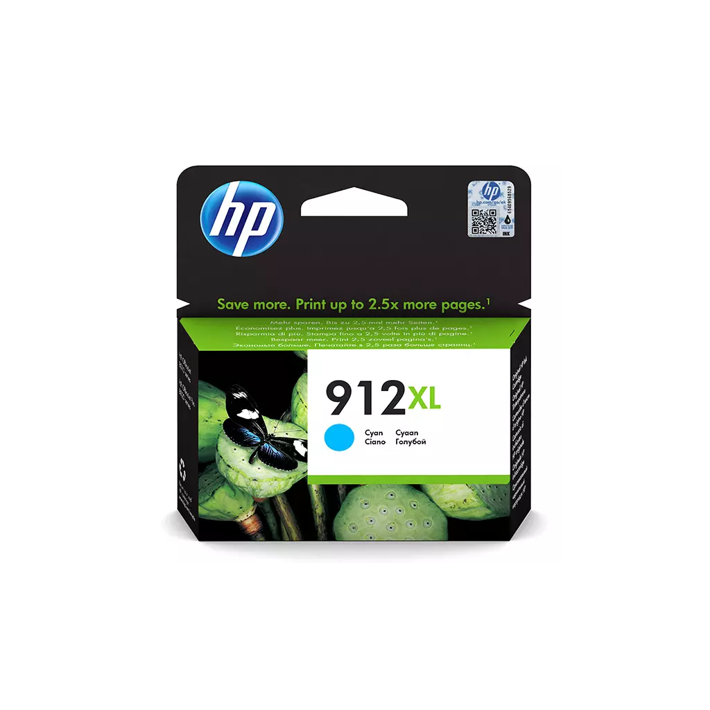 Obrázek produktu HP originální ink 3YL81AE, HP 912XL, high capacity, cyan, 825str.