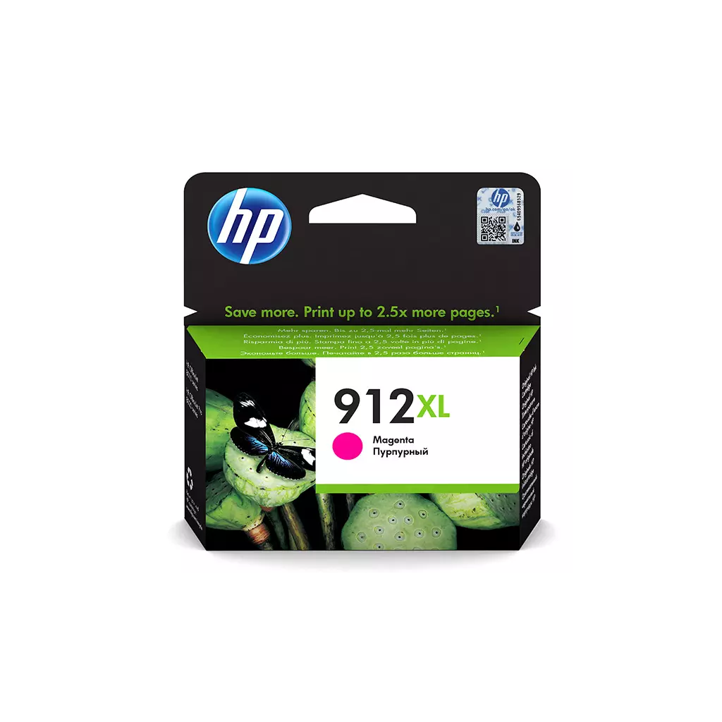 Obrázek produktu HP originální ink 3YL82AE, HP 912XL, high capacity, magenta, 825str.