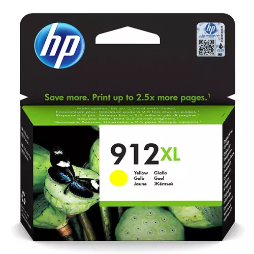obrázek produktu HP originální ink 3YL83AE, HP 912XL, high capacity, yellow, 825str.
