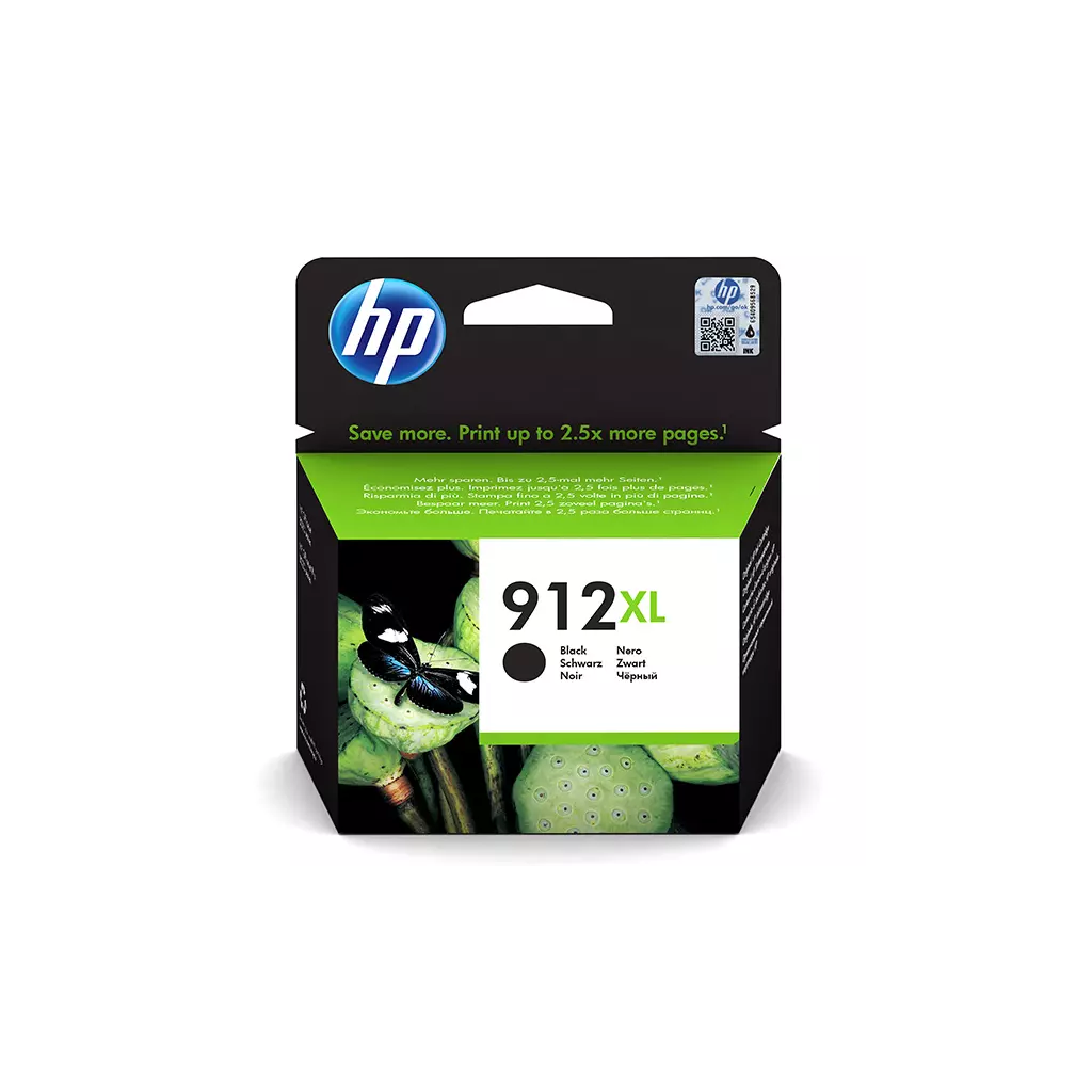 Obrázek produktu HP originální ink 3YL84AE, HP 912XL, high capacity, black, 825str.