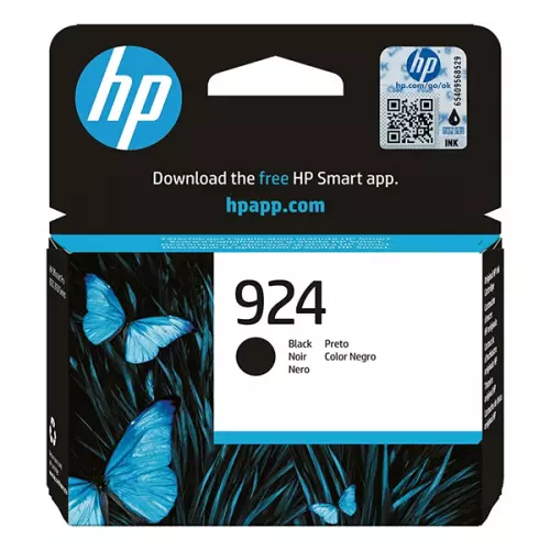 obrázek produktu HP originální ink 4K0U6NE#CE1, HP 924, black, 500str.