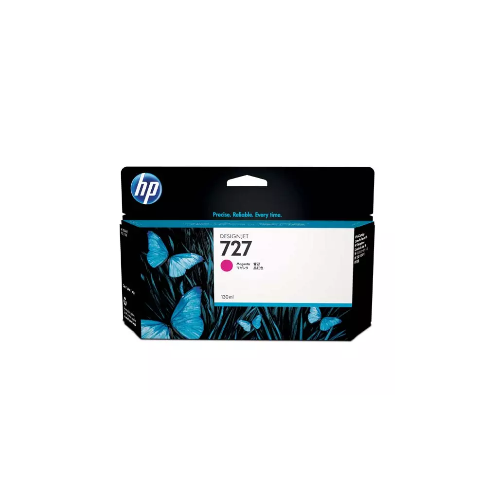Obrázek produktu HP originální ink B3P20A, HP 727, magenta, 130ml