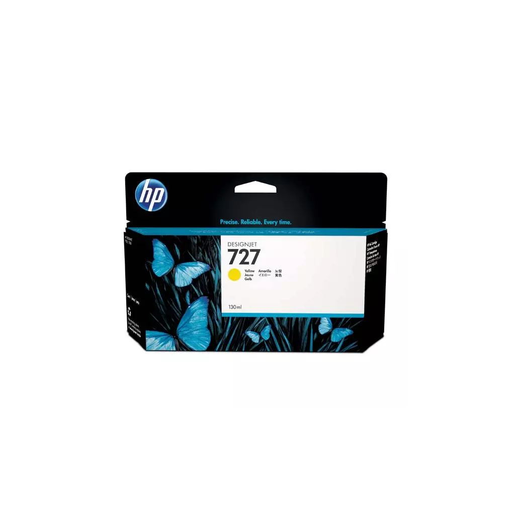 Obrázek produktu HP originální ink B3P21A, HP 727, yellow, 130ml