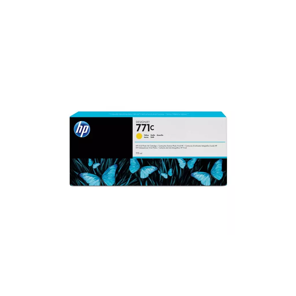 Obrázek produktu HP originální ink B6Y10A, HP 771C, yellow, 775ml