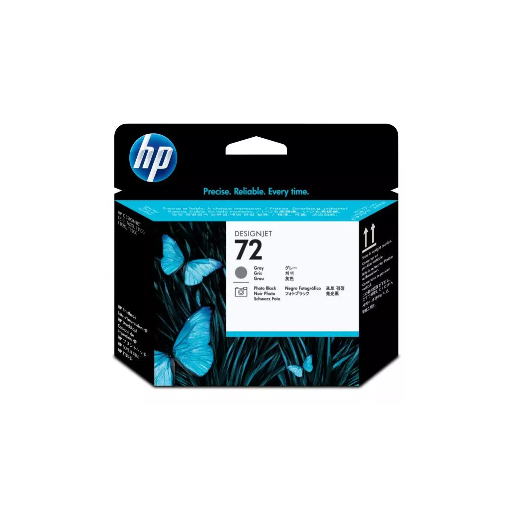 Obrázek produktu HP originální tisková hlava C9380A, HP 72, grey/black