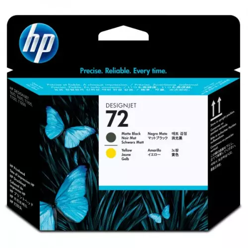obrázek produktu HP originální tisková hlava C9384A, HP 72, matte black/yellow