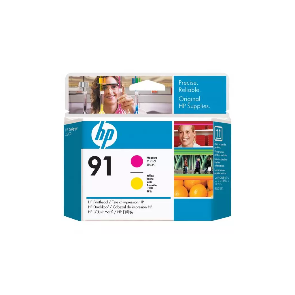 Obrázek produktu HP originální tisková hlava C9461A, HP 91, magenta/yellow