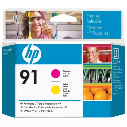 obrázek produktu HP originální tisková hlava C9461A, HP 91, magenta/yellow