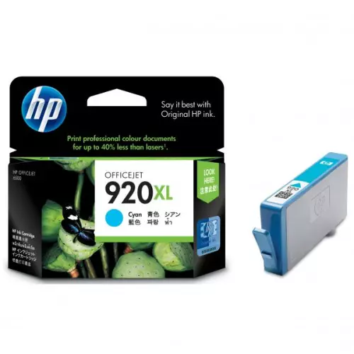 obrázek produktu HP originální ink CD972AE, HP 920XL, cyan, 700str.