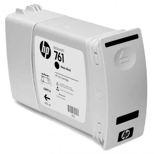obrázek produktu HP originální ink CM991A, HP 761, matte black, 400ml
