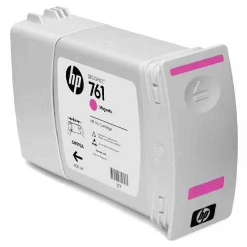 obrázek produktu HP originální ink CM993A, HP 761, magenta, 400ml