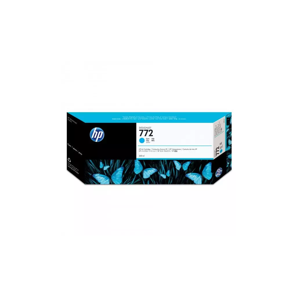 Obrázek produktu HP originální ink CN636A, HP 772, cyan, 300ml