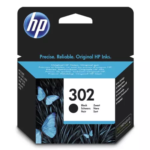 obrázek produktu HP originální ink F6U66AE, HP 302, black, 170str., 3.5ml