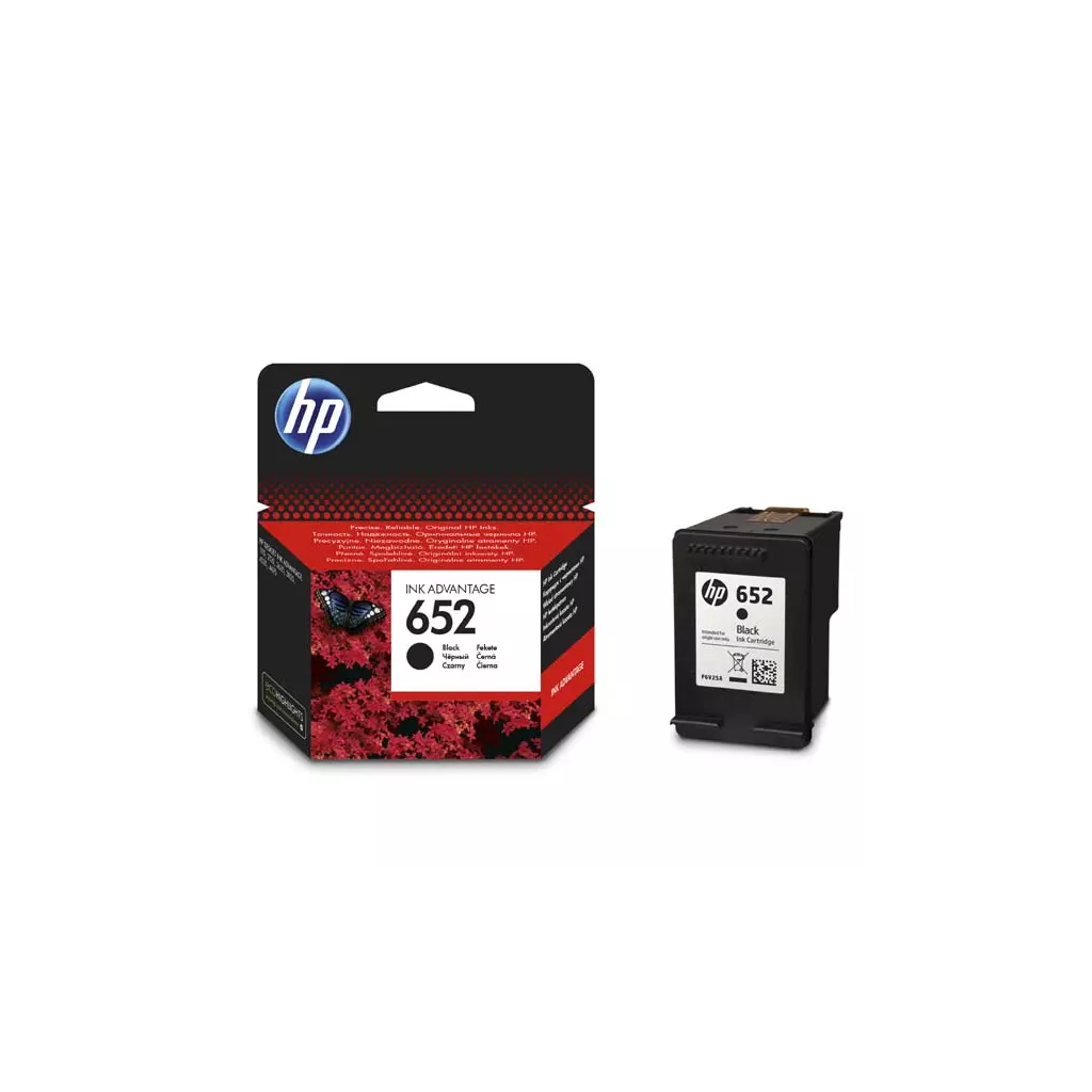 Obrázek produktu HP originální ink F6V25AE, HP 652, black, 360str.