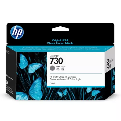 obrázek produktu HP originální ink P2V66A, HP 730, gray, 130ml
