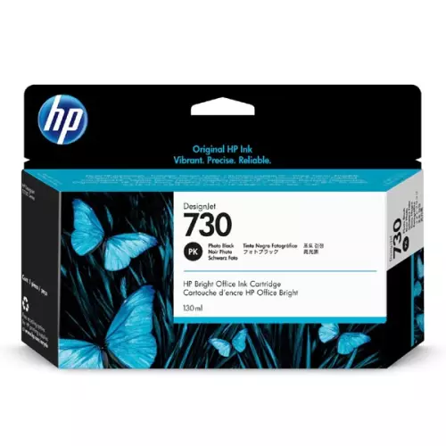 obrázek produktu HP originální ink P2V67A, HP 730, photo black, 130ml