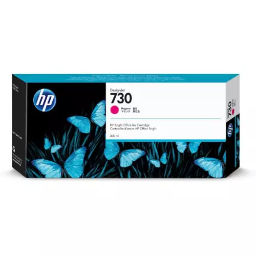 obrázek produktu HP originální ink P2V69A, HP 730, magenta, 300ml